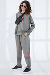 Zelocity Quick Dry Gym Track pants - Grey Melange — thumbnail 6